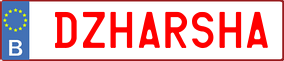 Truck License Plate